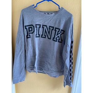 Grey PINK sweatshirt ✨